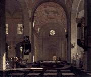 Emmanuel de Witte Interior of a Baroque Church Spain oil painting artist